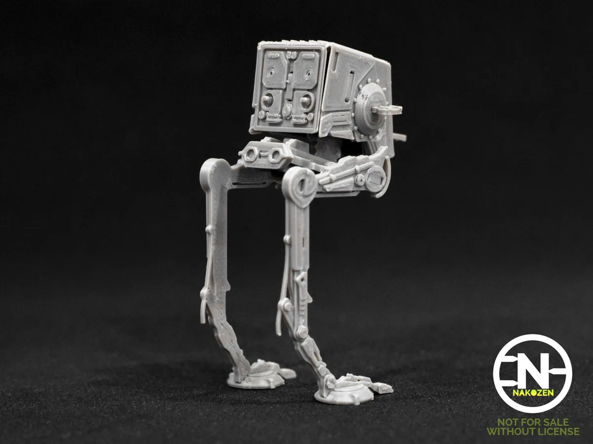 AT-ST Walker Kit Card, photo 3 of 4 - AT-ST Walker Kit Card Models, RC & Drones