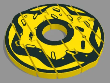 cartoon batman donut