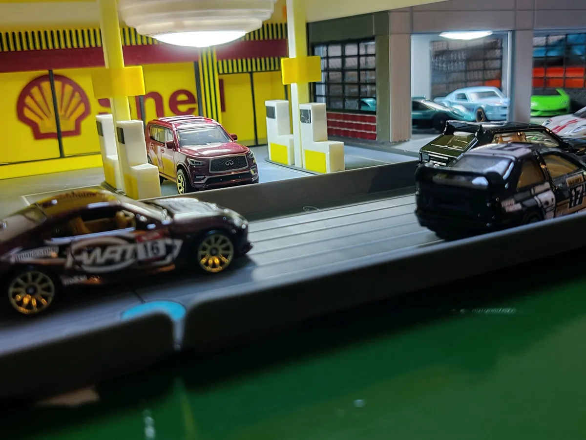 Die Cast Racing Track, two lanes straight