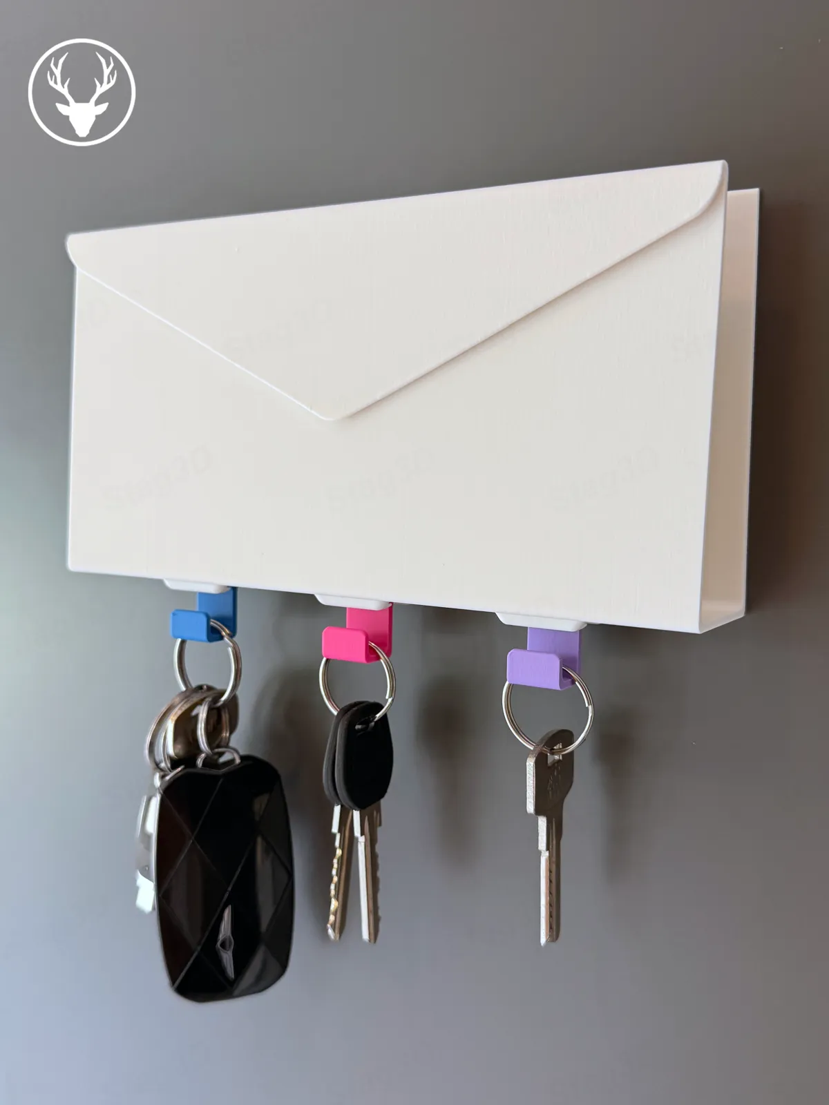 Key & Mail Holder, photo 3 of 4 - Key & Mail Holder Desk & Office