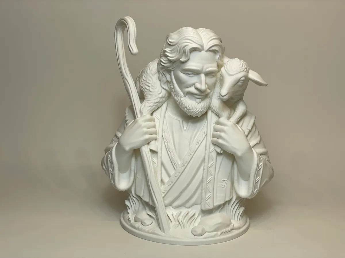 The Good Shepherd, Detailed Jesus Bust