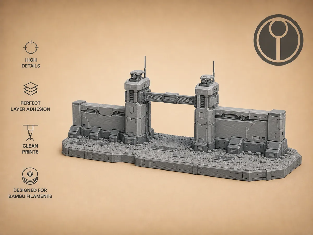 Tau Security Gate / Checkpoint, Tabletop Terrain