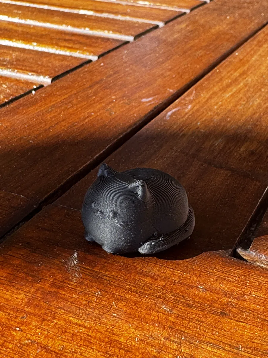 Blob Chubby Animal Series, #02 Cat, photo 3 of 3 - Blob Chubby Animal Series, #02 Cat Figurines & Collectibles
