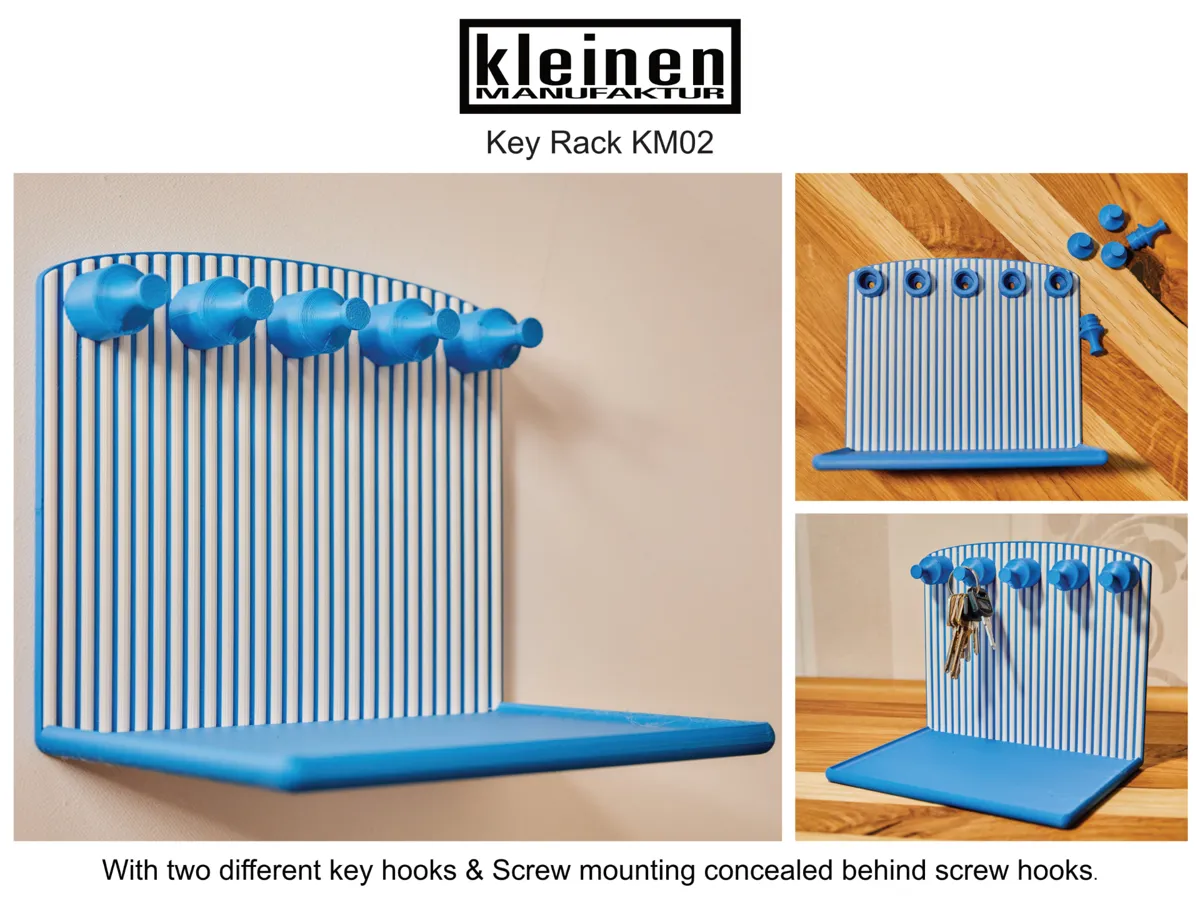concealed mounting holes - KM Design 02 - Decor, in stock in India