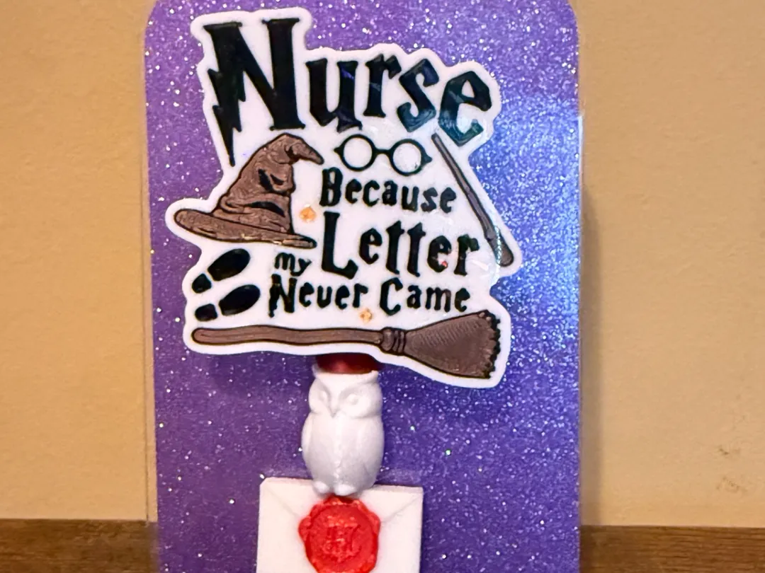 Wizard-Inspired Nurse Badge Reel - ID Card & Badge Holders, in stock
