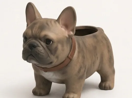 Chibi Franse buldog - PawPlanter - Chibi & Cute Character Figures, in stock