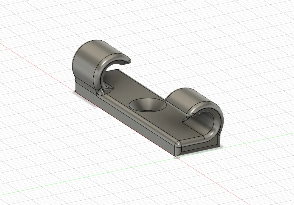 CableClip wall mount Ø5mm Kabelhalter Kabelclip
