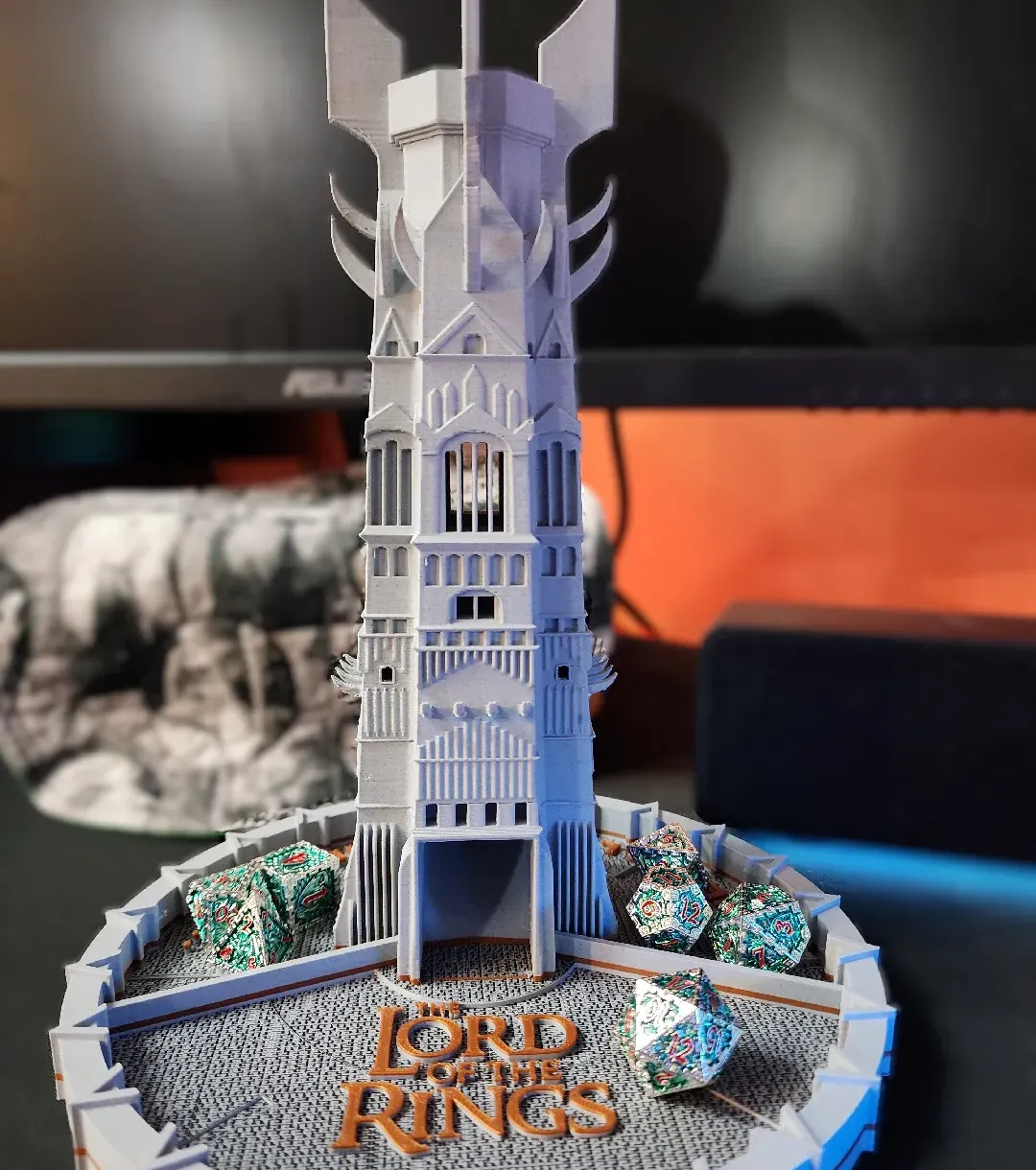 The Orthanc Tower: "Thicc" Edition ( !) - Castle & Tower Dice Towers, in stock
