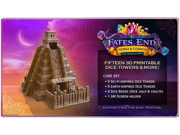 Mayan Temple Dice Tower, photo 2 of 4 - Castle & Tower Dice Towers, supportless