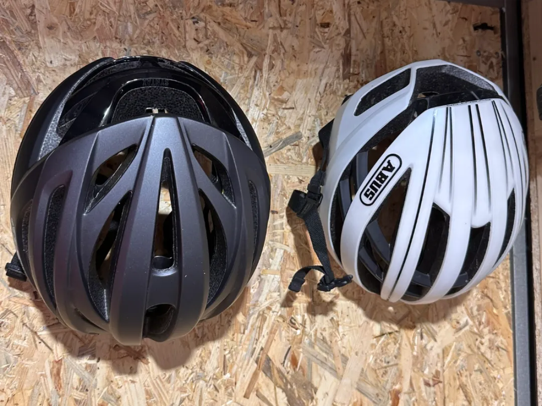Cycling helmet holder