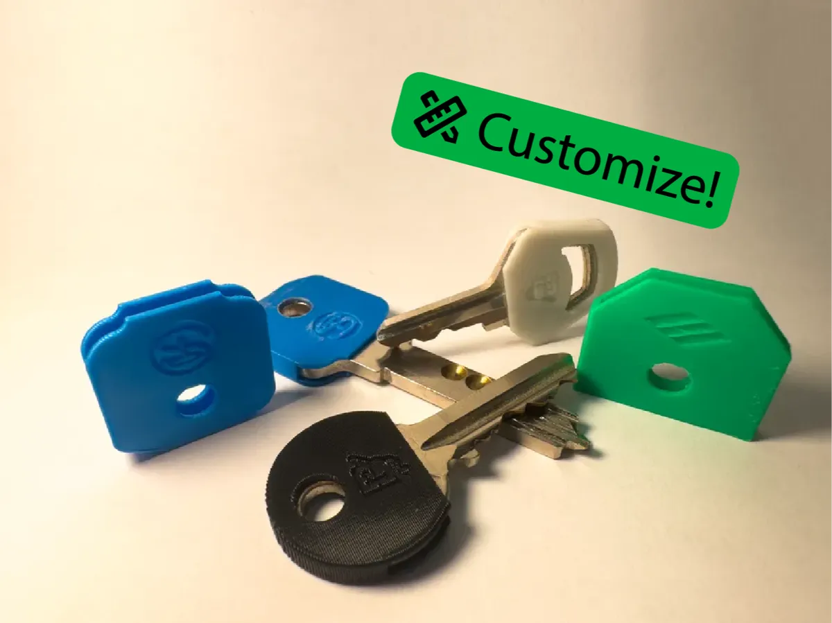 PARAMETRIC Key Cap Tags multiple Brands