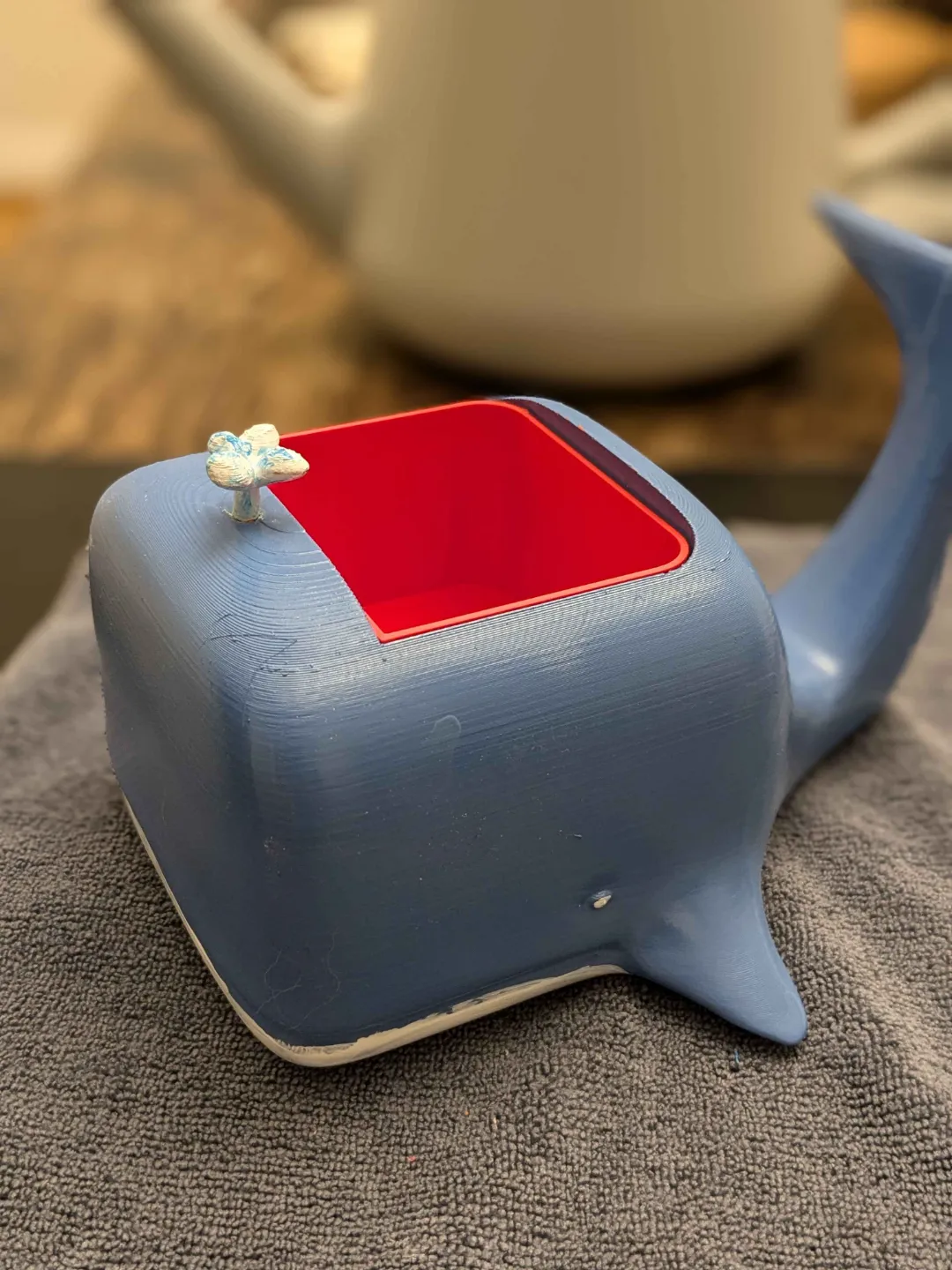 Whale Planter (self-watering with water indicator), photo 2 of 3 - Whale Planter (self-watering with water indicator) Household