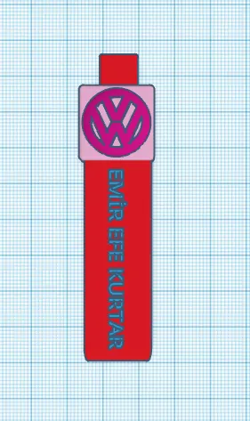 Volkswagen keychain, photo 2 of 3 - Volkswagen keychain Art