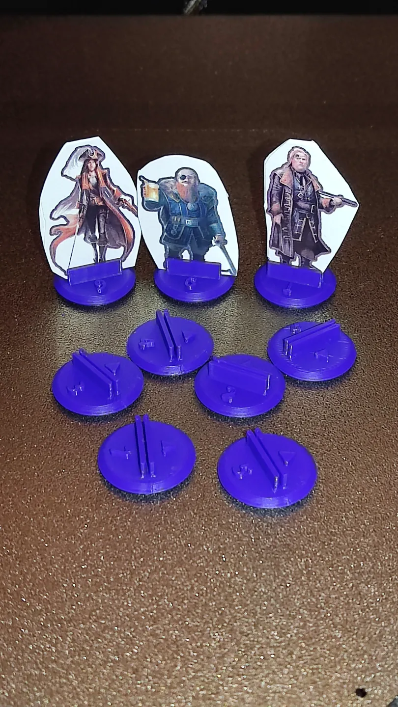 Paper miniature bases (Any TTRPG), photo 2 of 4 - Paper miniature bases (Any TTRPG) Toys & Games