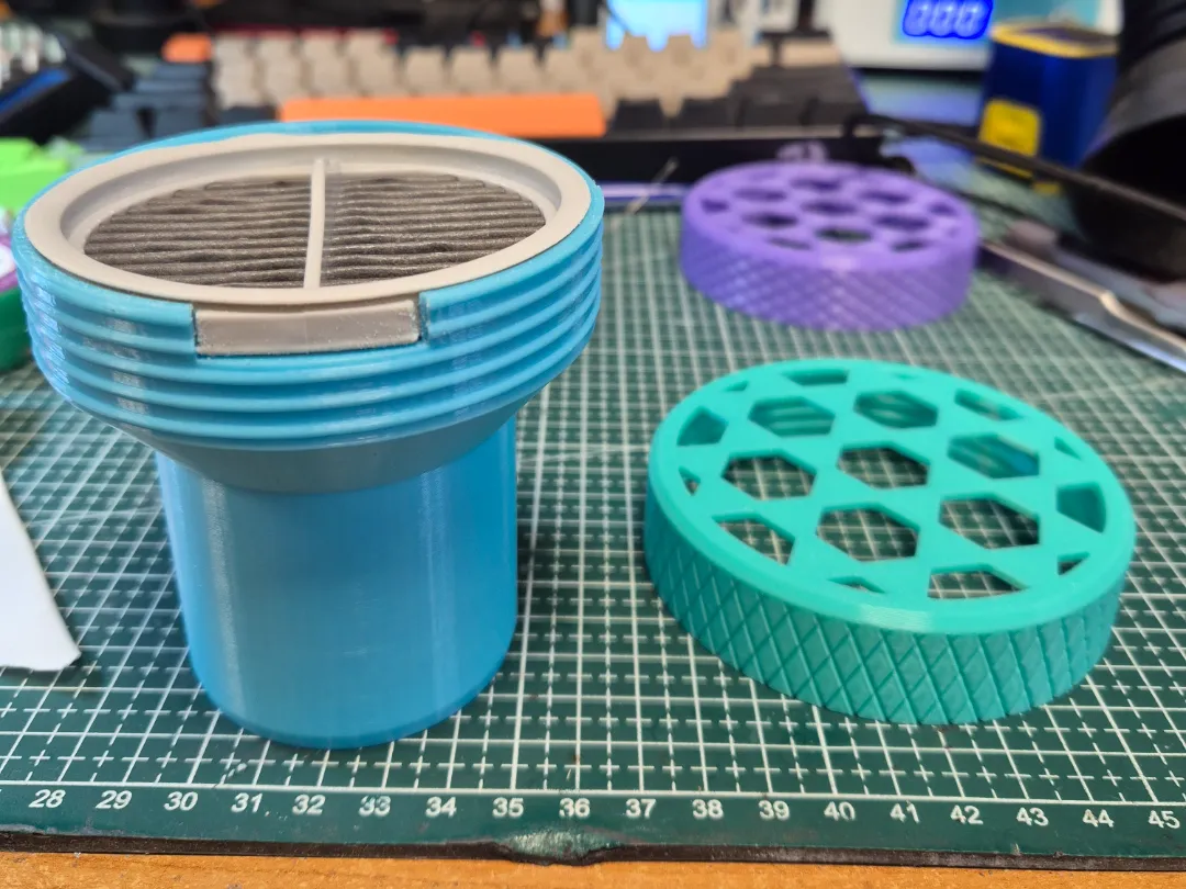 Xiaomi to Parkside HEPA filter adapter v3 - Power Tool & Battery Mounts, in stock