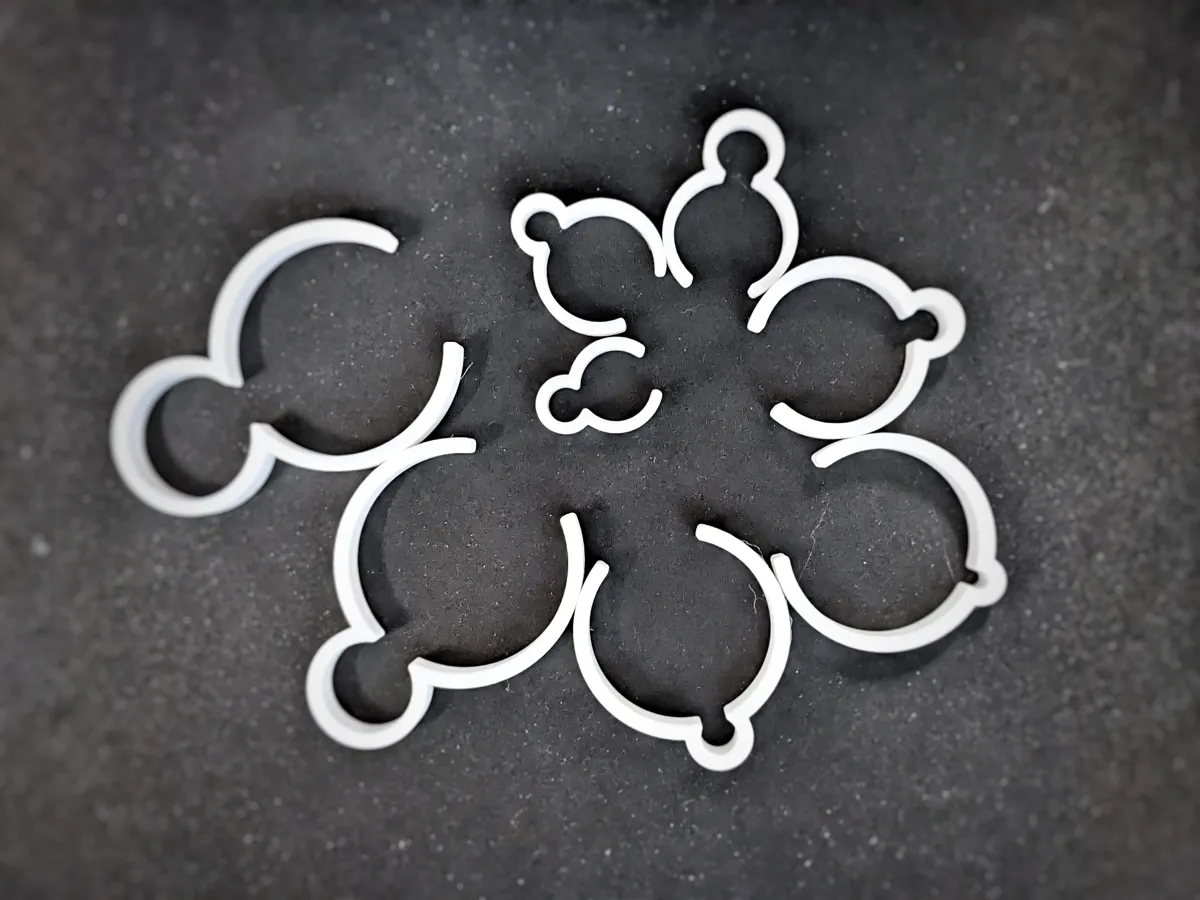 Cable clamp/clips various sizes: 20 - 50mm rods - Organizers, in stock in India