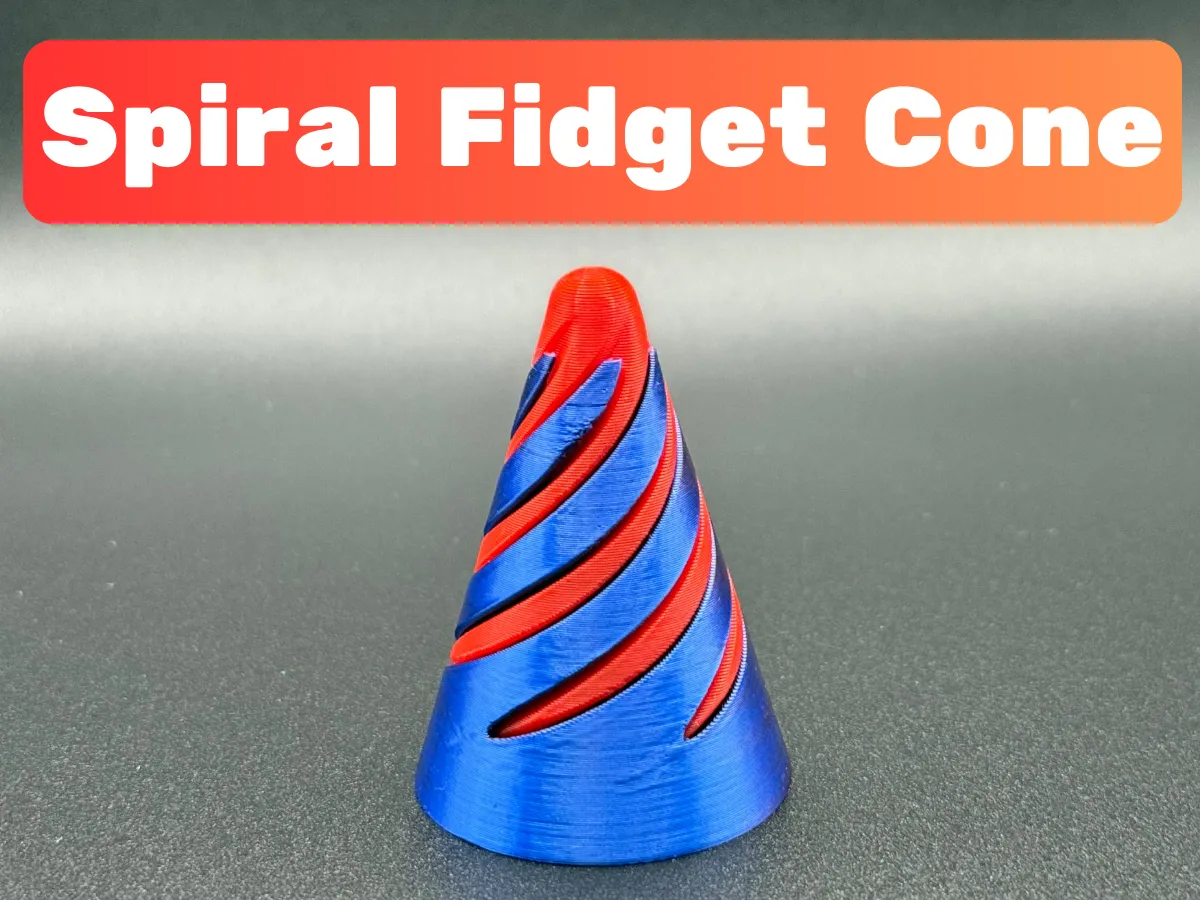 Spiral Fidget Cone