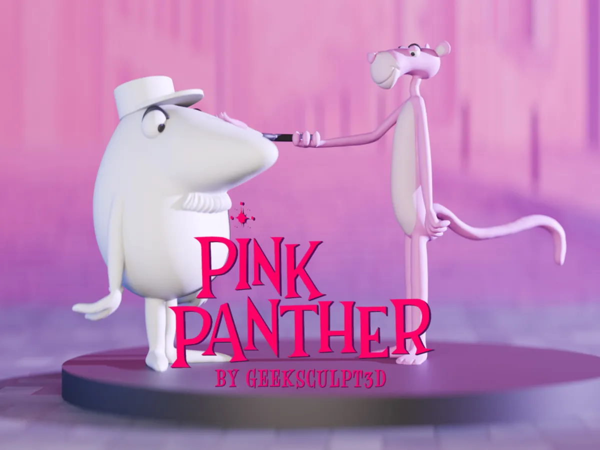 Pink Panther & Inspector Clouseau Action Figure