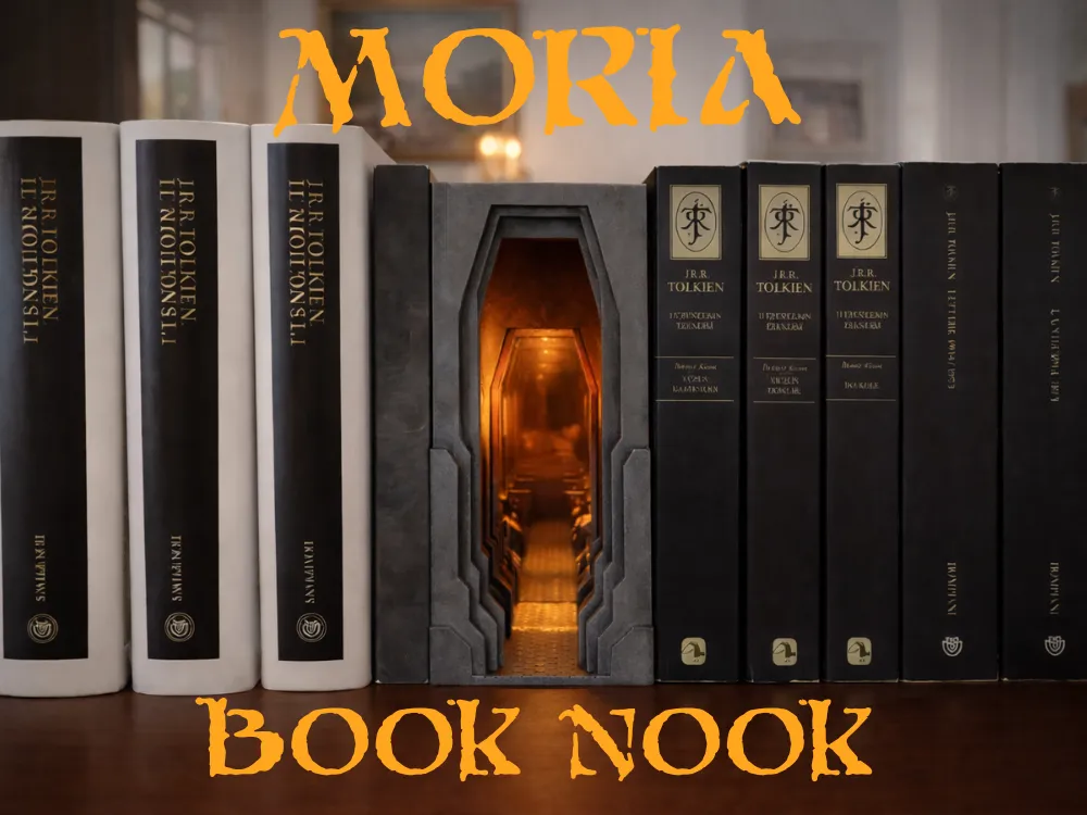 Khazad-Dum Book Nook, Moria Diorama