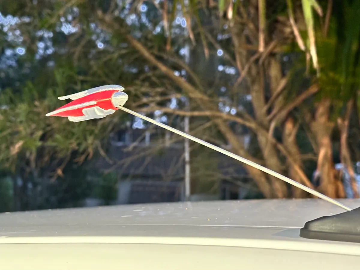 2007 Holden RA Rodeo Radio Hotrod Antenna Topper