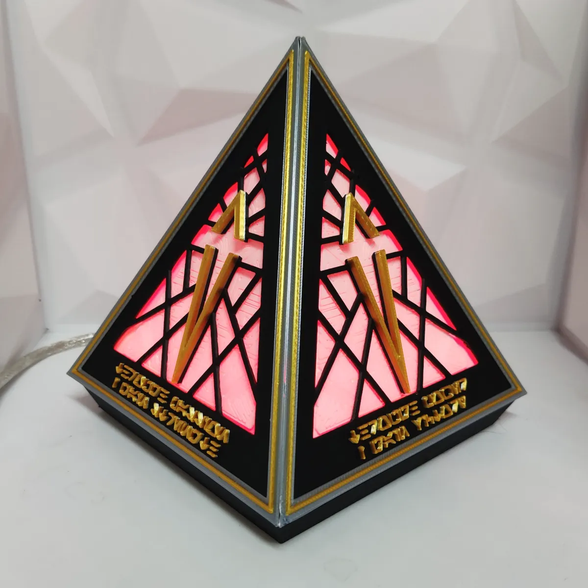 Star Wars LED Light Up Sith Holocron V2, photo 4 of 4 - Star Wars LED Light Up Sith Holocron V2 Lamps & Lighting
