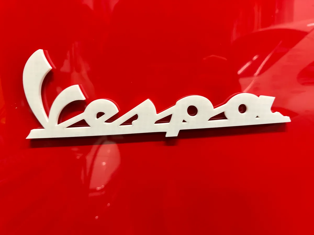 Vespa Logo Wall Sign