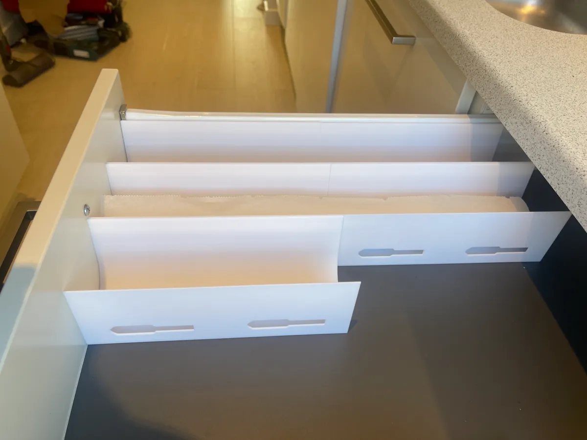 Kitchen drawer organiser divider [modular]