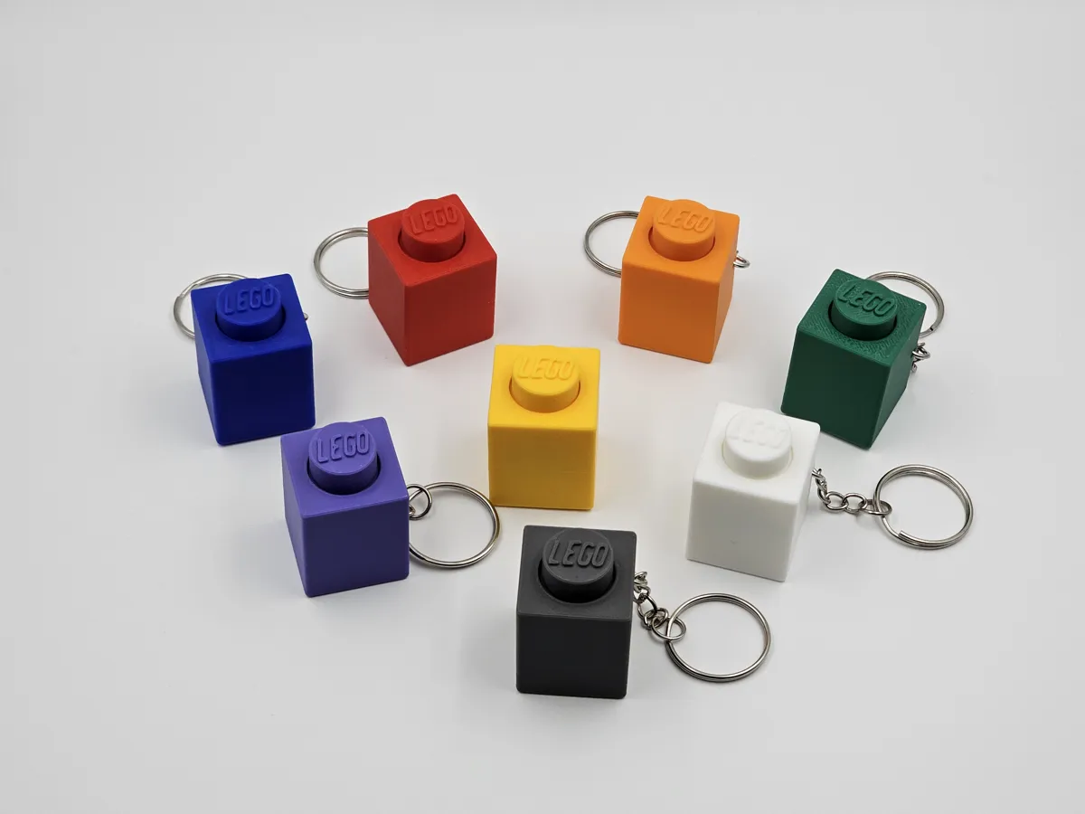 Brick Fidget and Keychain - Simple, Clicky & Cute, photo 2 of 4 - Brick Fidget and Keychain - Simple, Clicky & Cute Keychains
