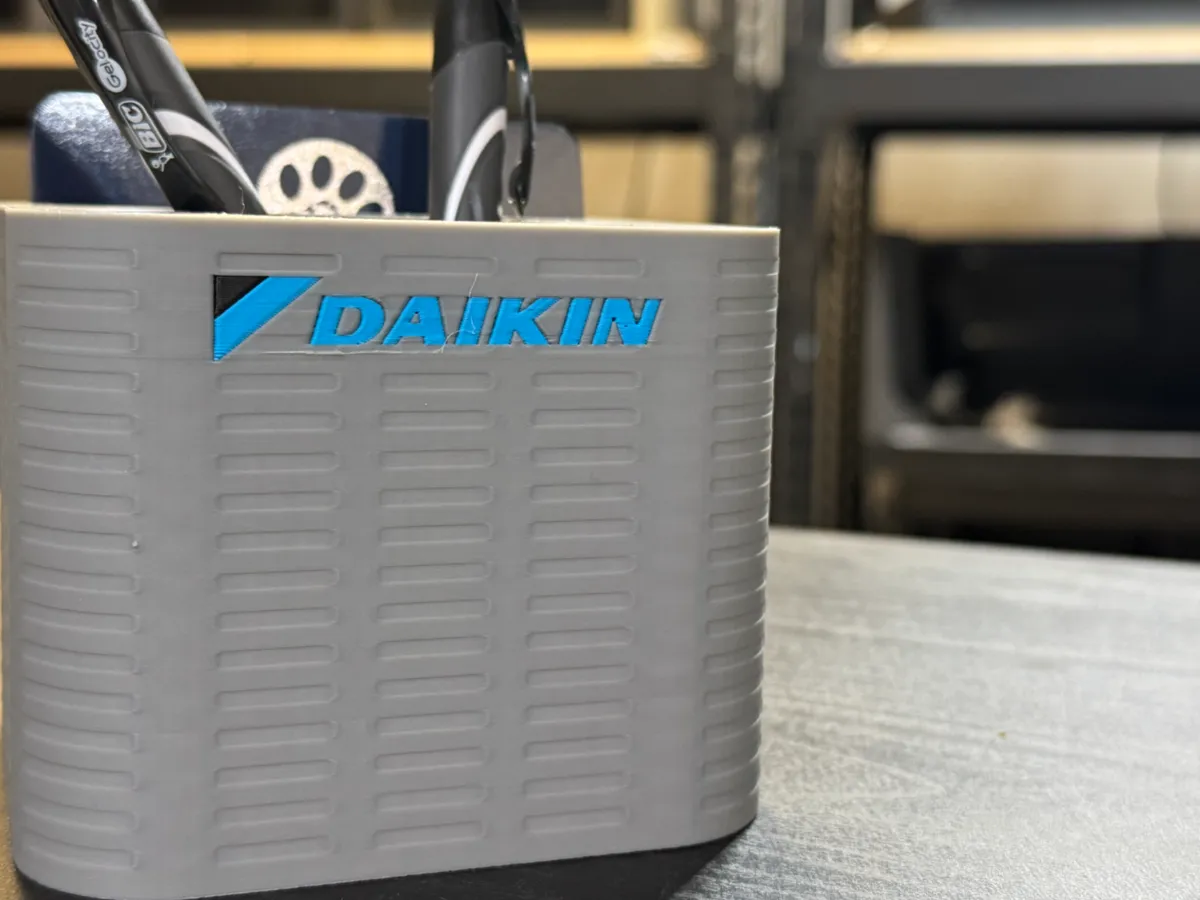 HVAC DAIKIN Unit Pen Holder & Business card holder