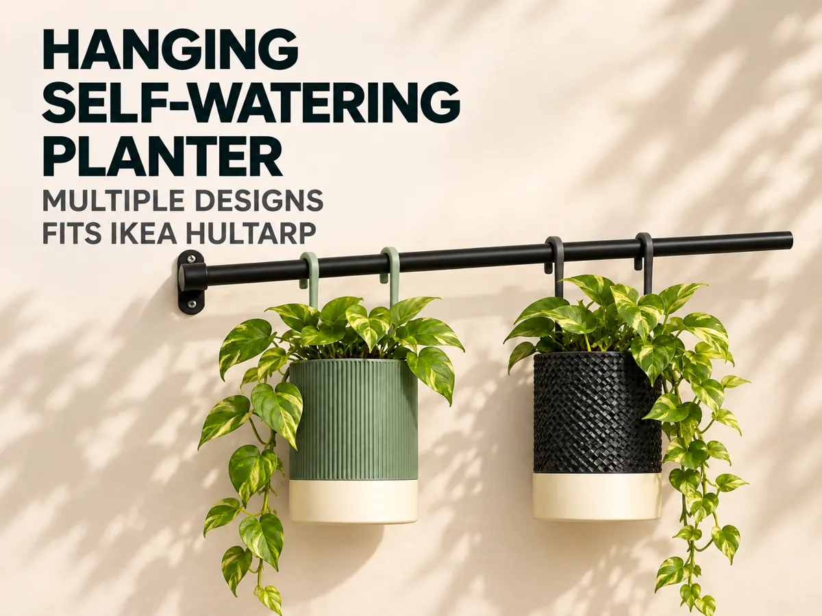 Hanging Self-Watering Planter (Multiple Designs)