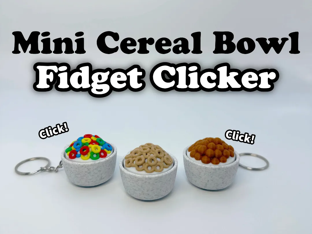 Mini Cereal Bowl Fidget Clicker - Other Toys & Games, in stock in India