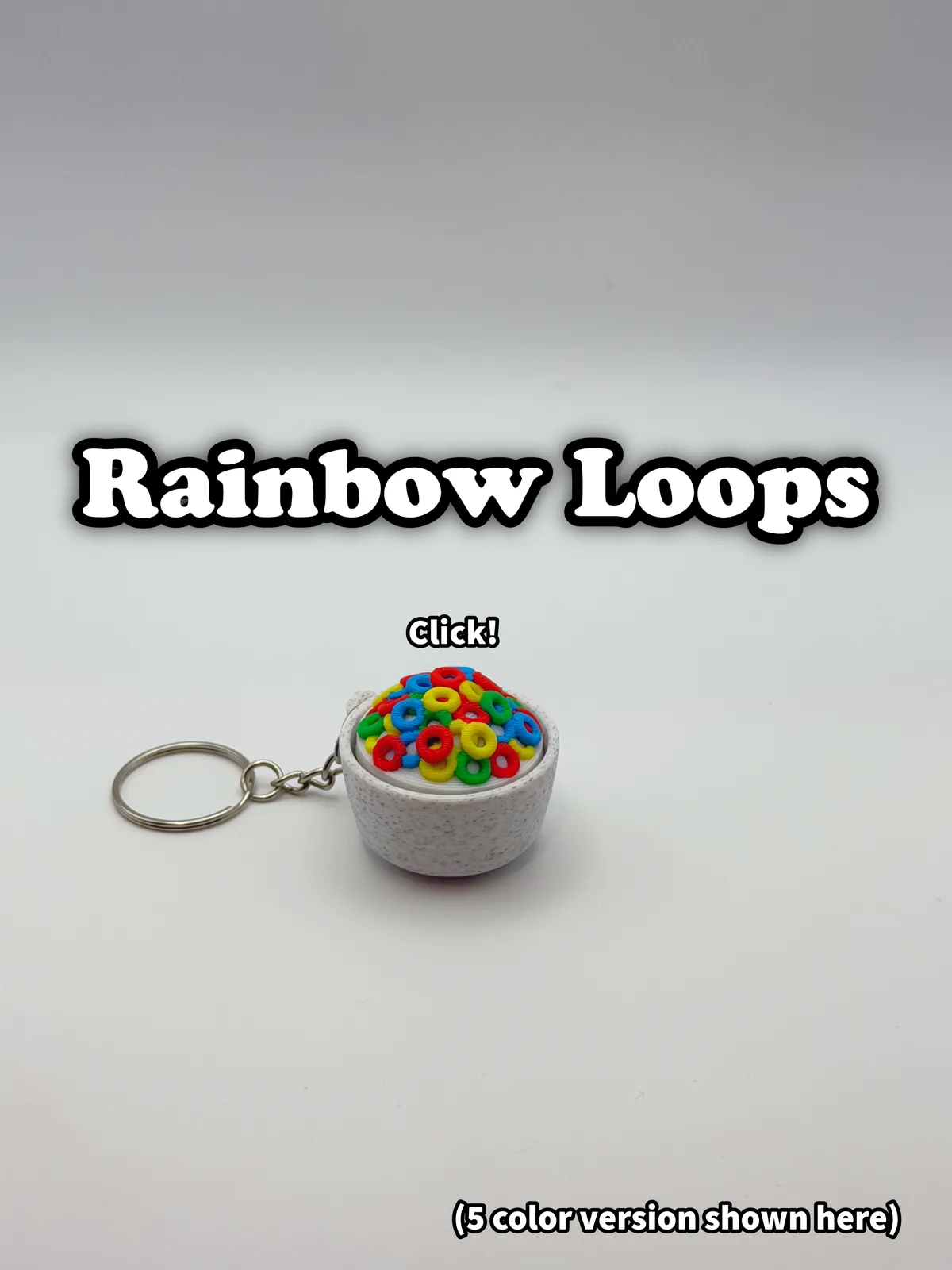 Mini Cereal Bowl Fidget Clicker, photo 2 of 4 - Mini Cereal Bowl Fidget Clicker Toys & Games