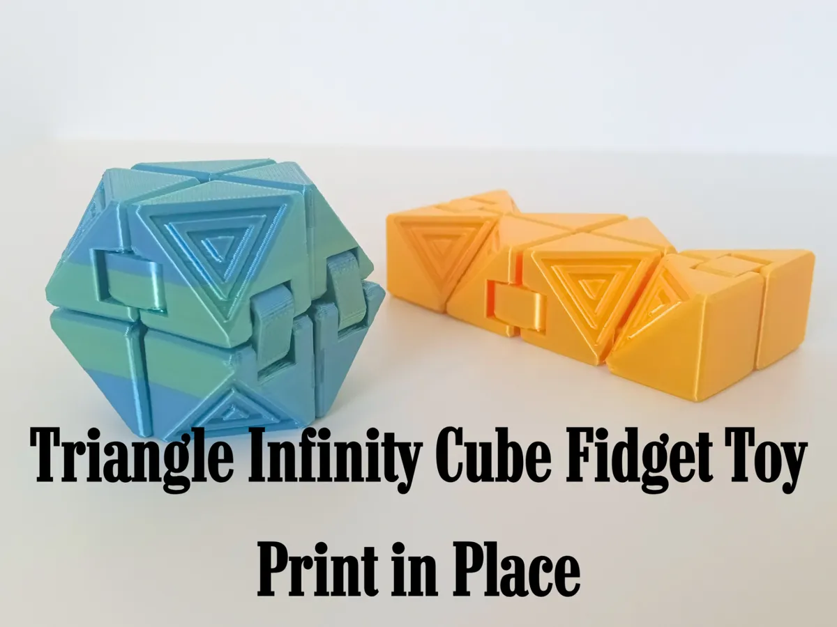 Triangle Infinity Cube Fidget Toy - Infinity Cubes & Twisty Fidgets, in stock