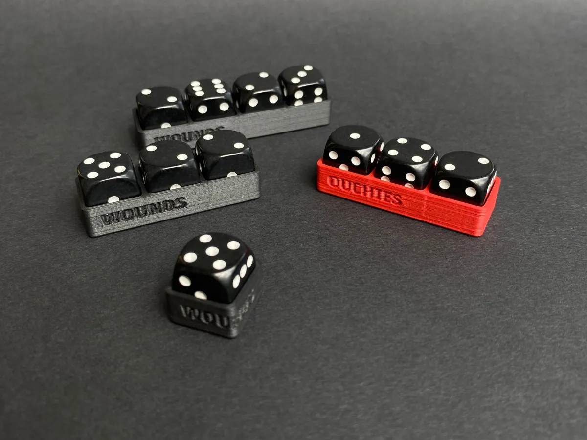 Wound tracker trays for 12 mm dice - Board Games, in stock in India