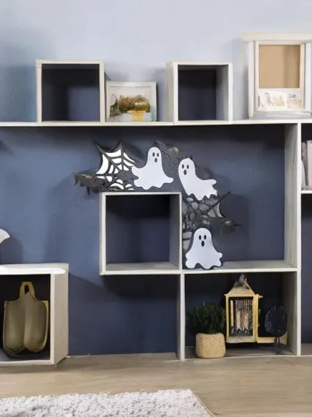 Spooky Ghost Door Corner or Wall Shelf Decor, photo 3 of 4 - Spooky Ghost Door Corner or Wall Shelf Decor Gifts & Occasions