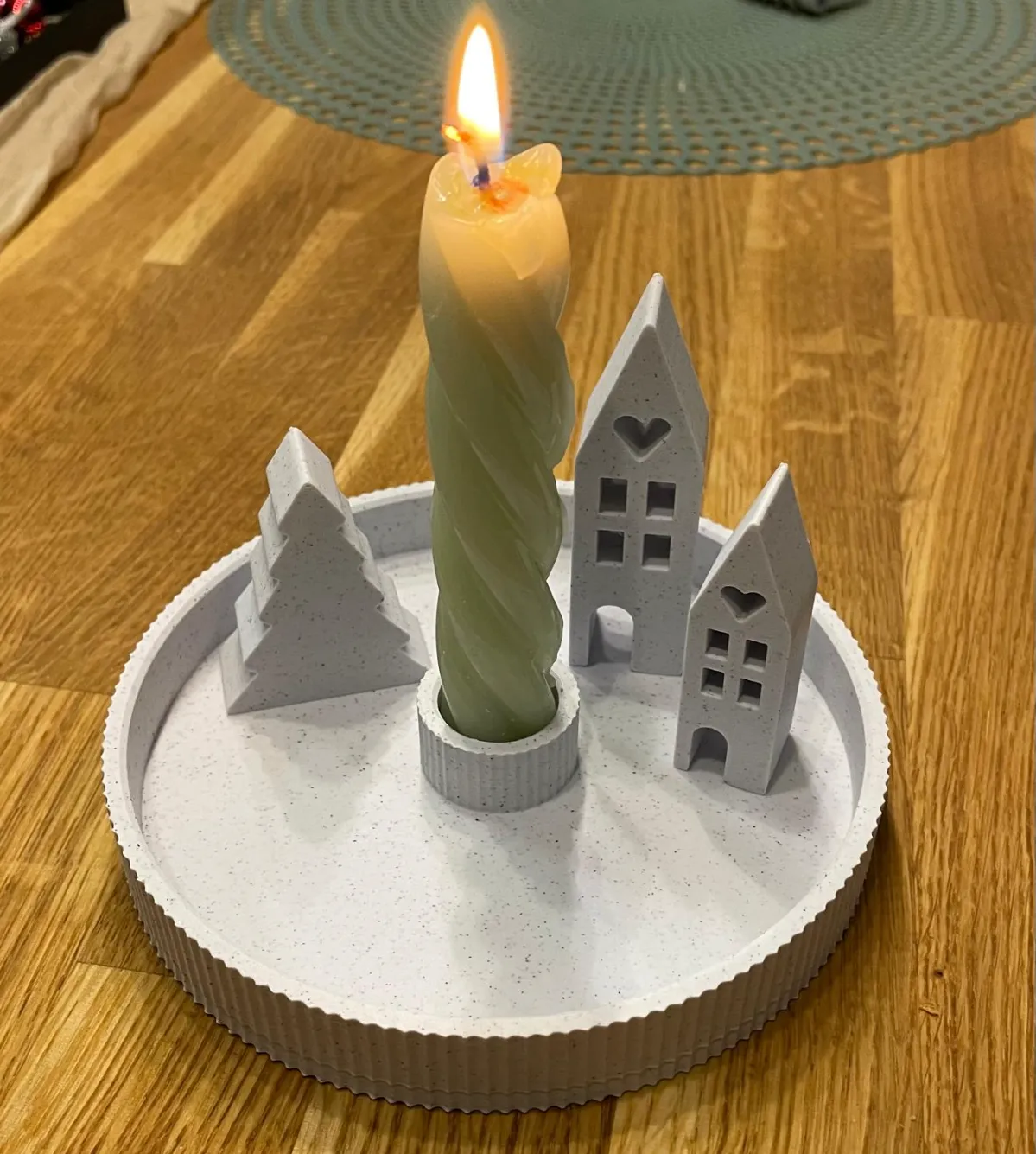 Weihnachtliche Kerzenschale - Decor, in stock in India