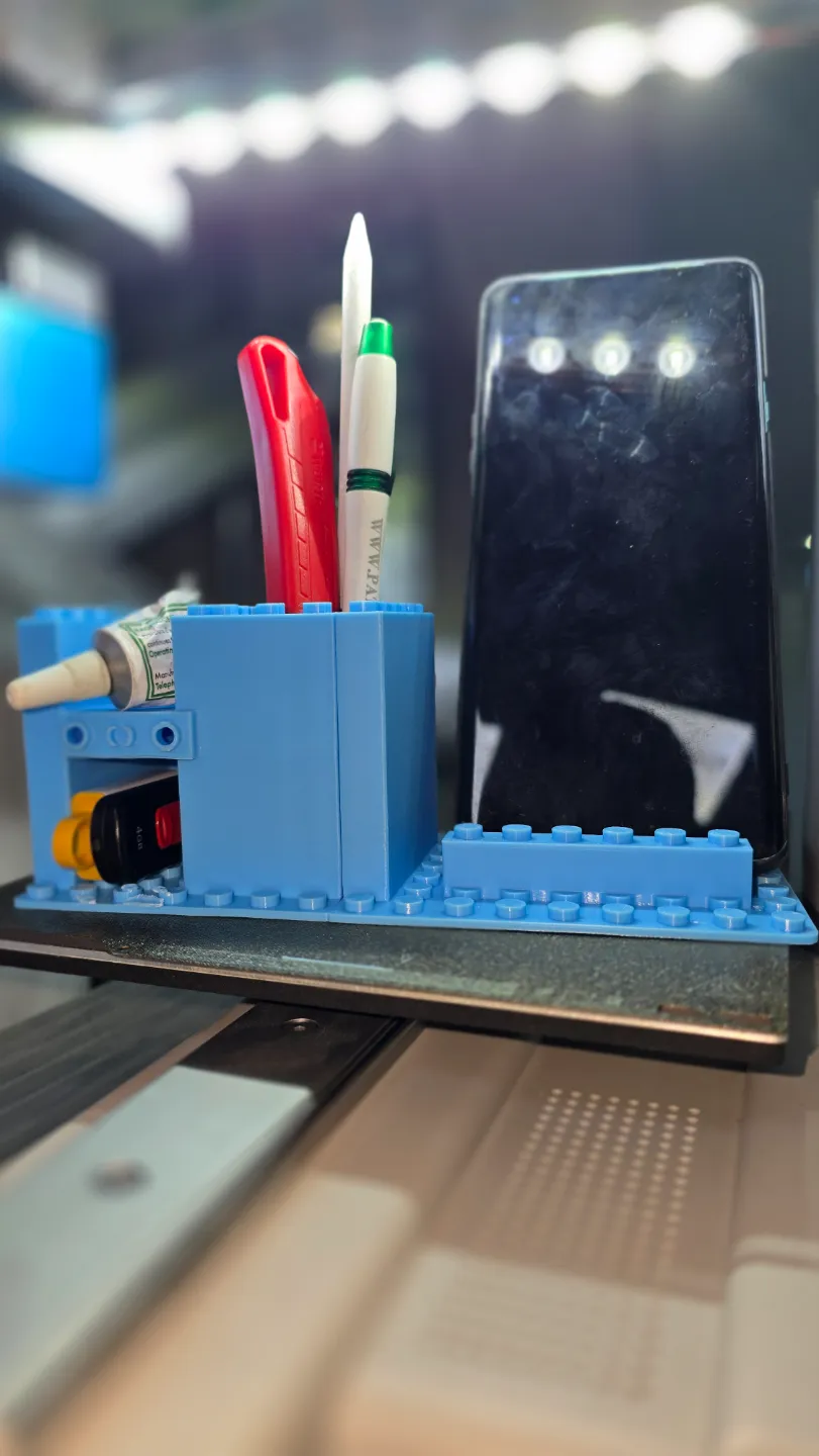Brick Desk Organizer, photo 2 of 4 - Brick Desk Organizer Desk & Office