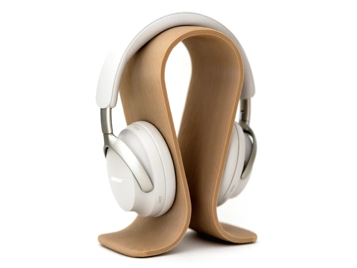 Omega Headphone Holder - Wood Look - Office, in stock in India