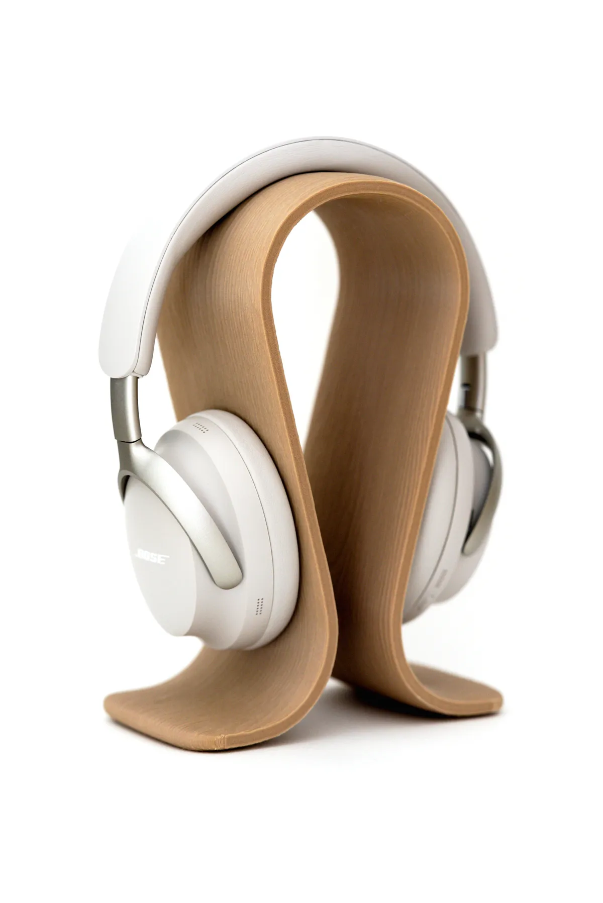 Omega Headphone Holder - Wood Look, photo 2 of 4 - Omega Headphone Holder - Wood Look Household