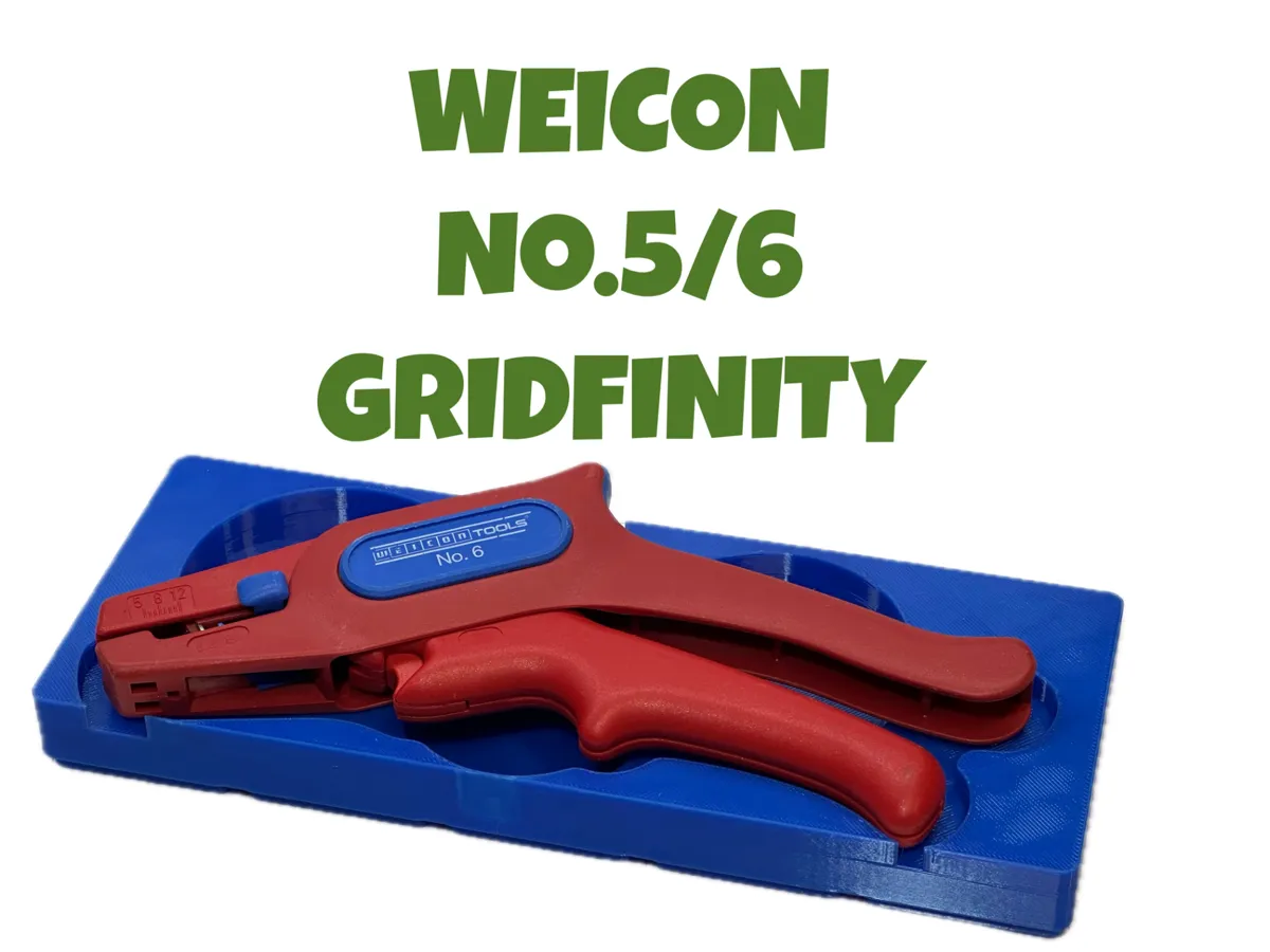 Gridfinity Weicon no 5 / no 6 tool holder flat - Organizers, in stock in India