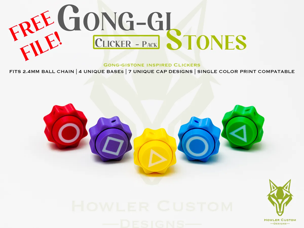 Squid Game Gonggi Stones Clicker Fidgets - Animal Fidget Toys, in stock