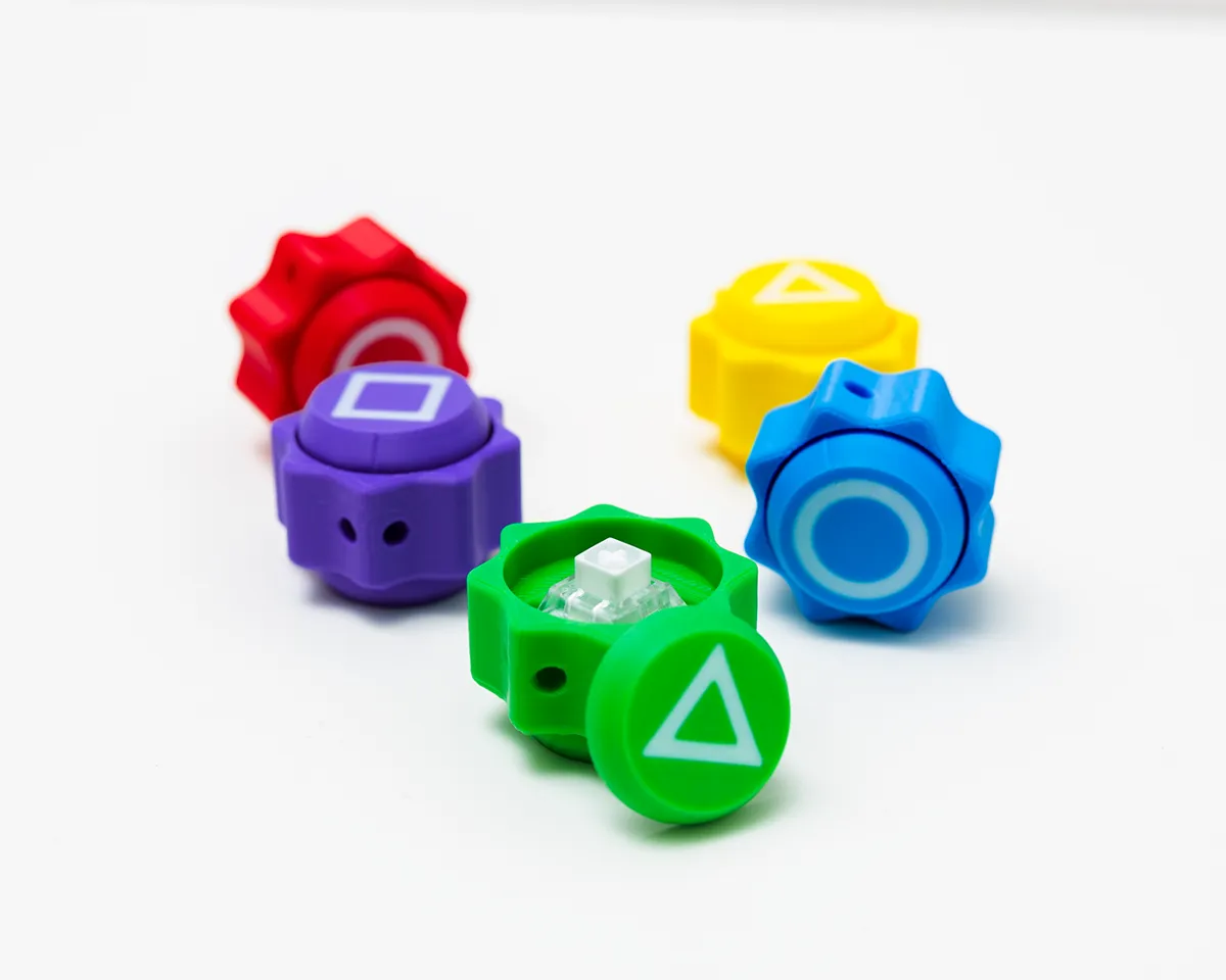 Squid Game Gonggi Stones Clicker Fidgets, photo 2 of 3 - Squid Game Gonggi Stones Clicker Fidgets Fidget & Sensory Toys