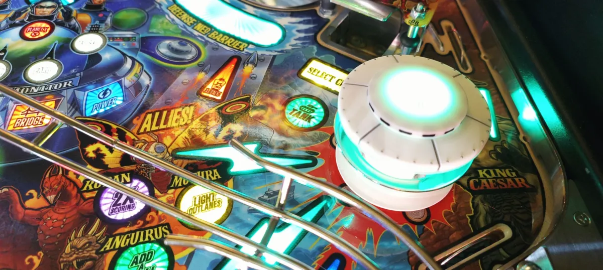 Godzilla Pinball Saucer Mod, photo 2 of 4 - Godzilla Pinball Saucer Mod Figurines & Collectibles