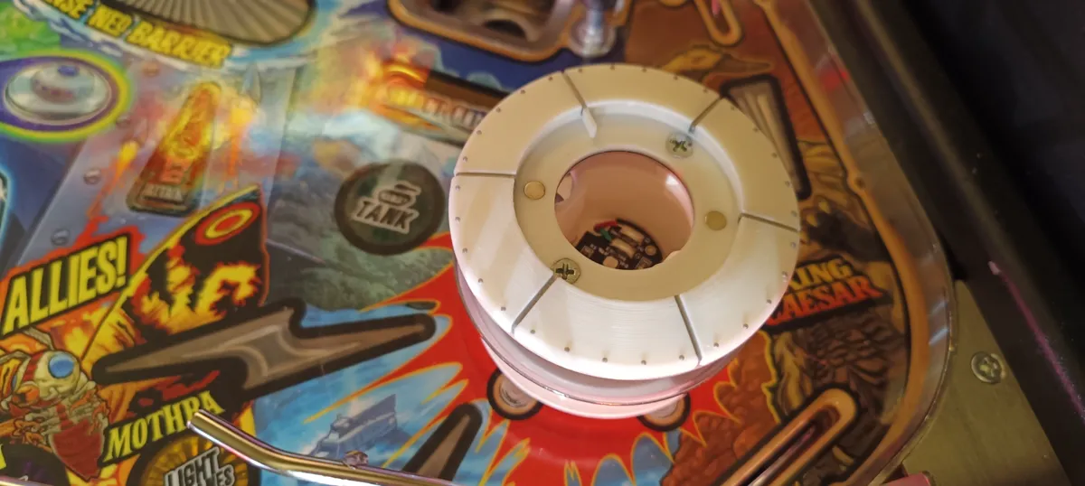 Godzilla Pinball Saucer Mod, photo 4 of 4 - Godzilla Pinball Saucer Mod Figurines & Collectibles