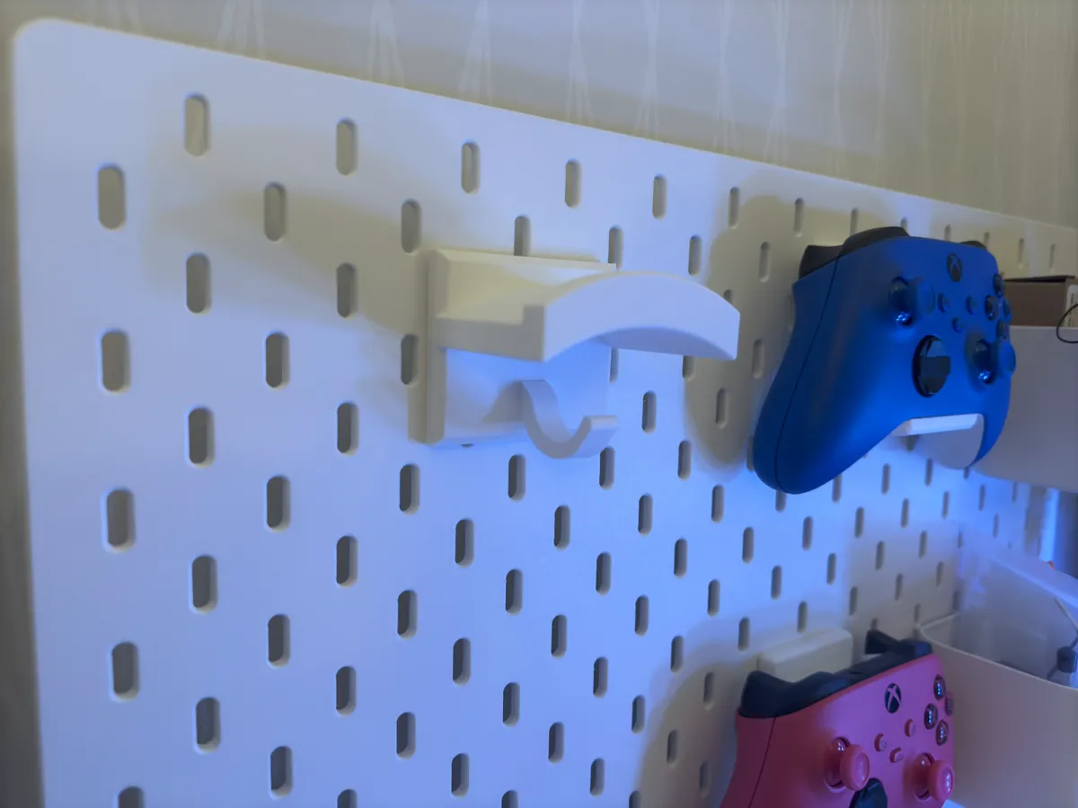Headphone Hanger for IKEA Skadis Board, photo 4 of 4 - Headphone Hanger for IKEA Skadis Board Hobby & DIY