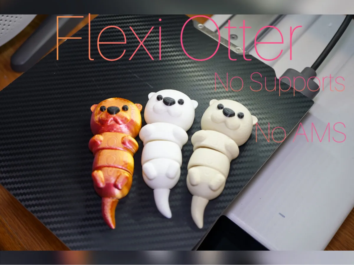 Flexi otter - Articulated Animals, in stock
