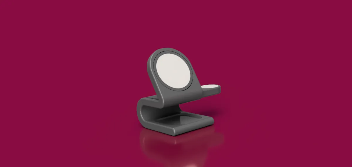Universal Wireless Charging Dock for Phone and Watch, photo 4 of 4 - Universal Wireless Charging Dock for Phone and Watch Mobile & Device Accessories