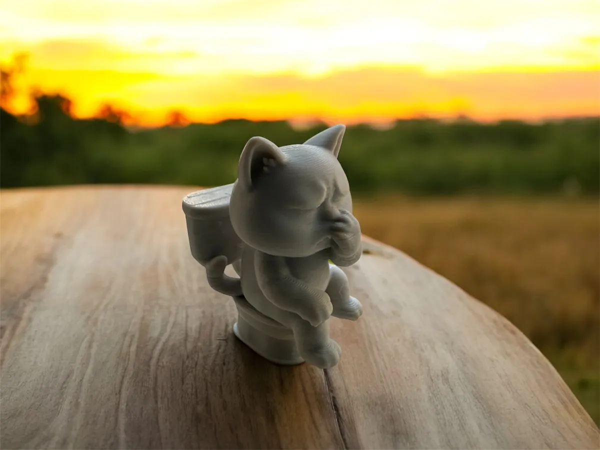 Pooping Kitty, photo 3 of 3 - Pooping Kitty Figurines & Collectibles
