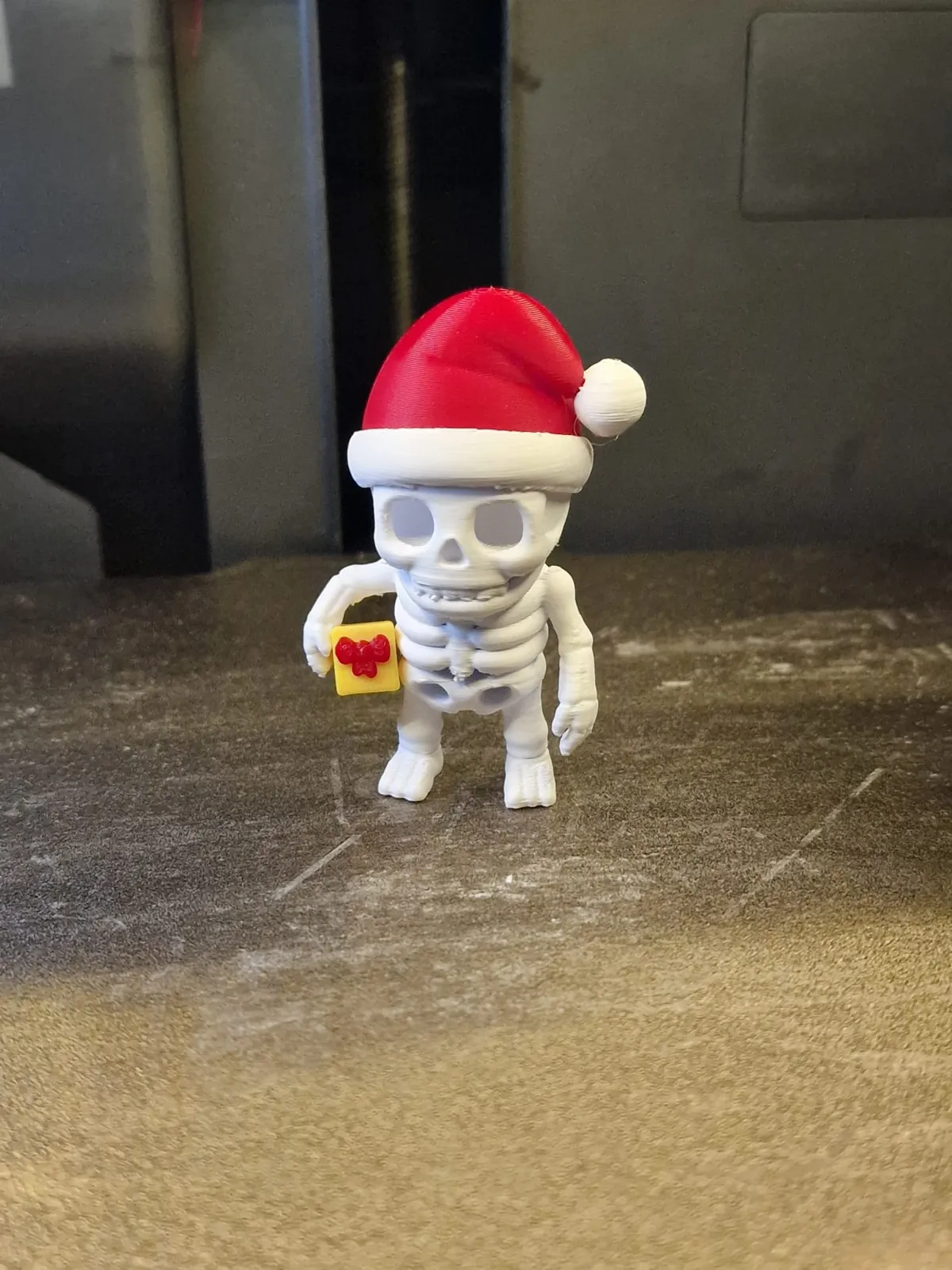 Cute Skeleton Christmas Edition Gift Chibi Figure, photo 4 of 4 - Cute Skeleton Christmas Edition Gift Chibi Figure Gifts & Occasions