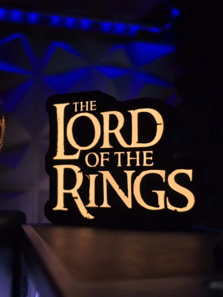 The Lord of the Rings - Lightbox, photo 3 of 4 - The Lord of the Rings - Lightbox Lamps & Lighting